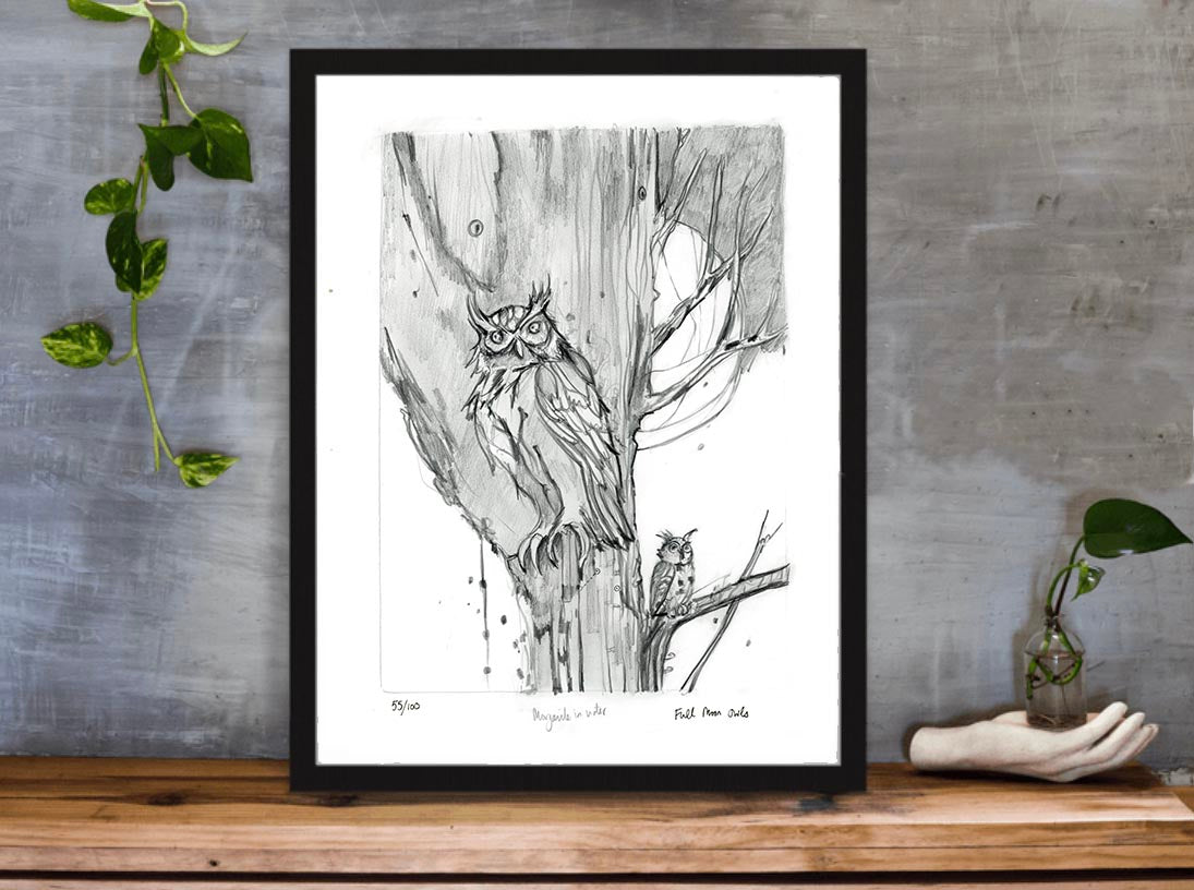 55/100 Full Moon Owls