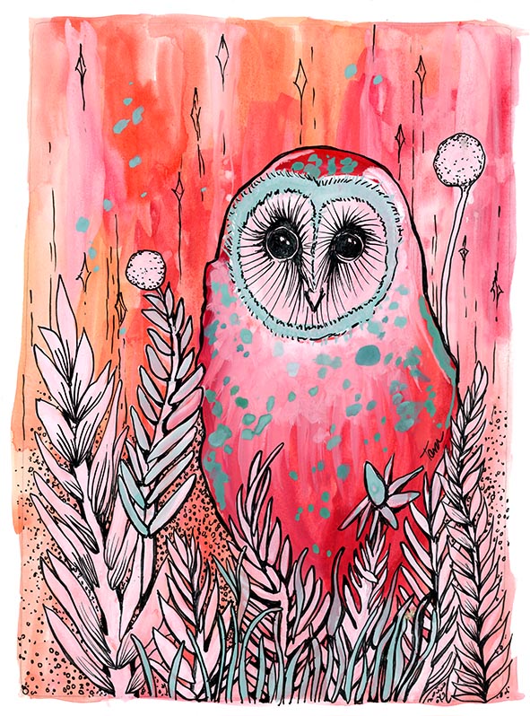 10/100 Russian Doll Owl