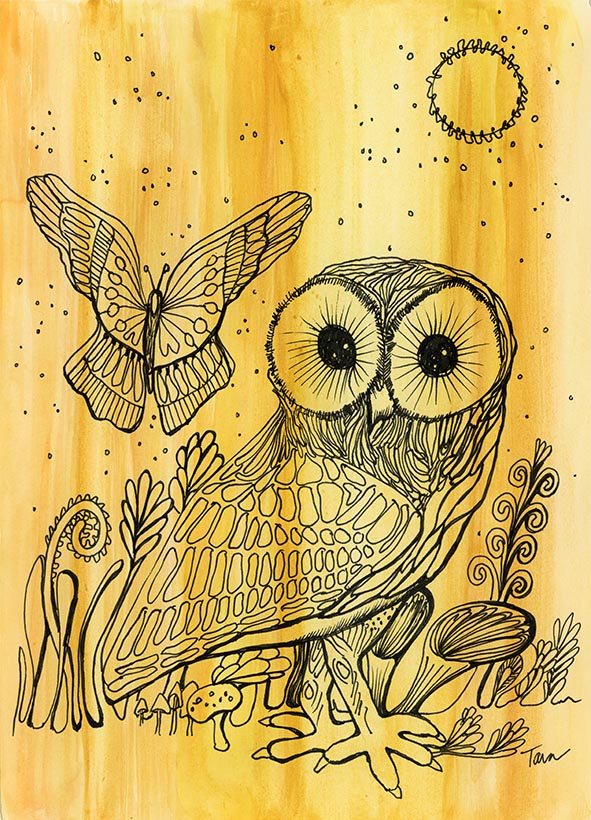 11/100 Ochre Owl