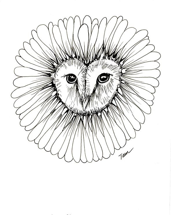 21/100 Sunflower Owl