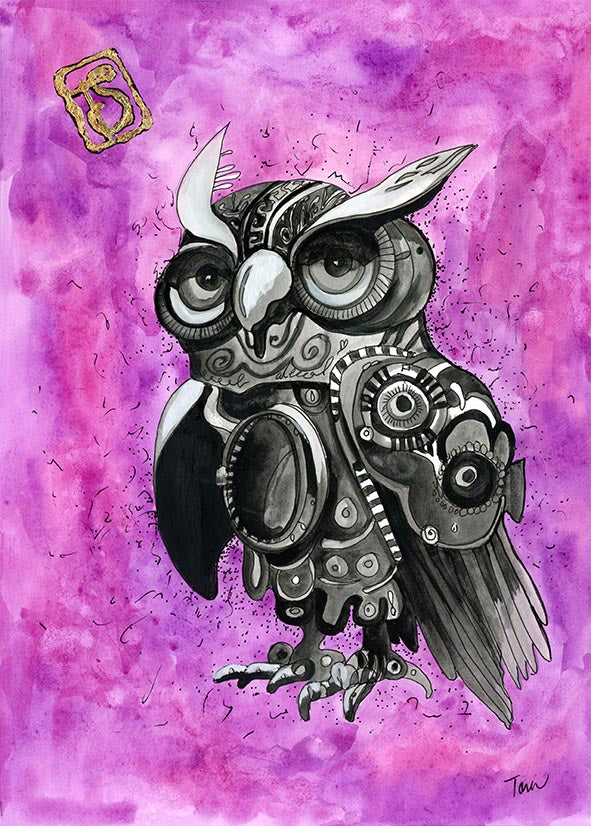 30/100 Steam Punk Owl