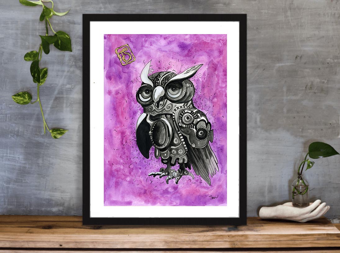 30/100 Steam Punk Owl