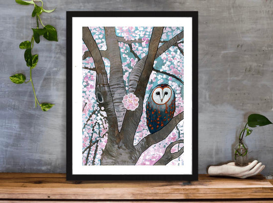 OWL PRINT 47/100 Sakura Owl