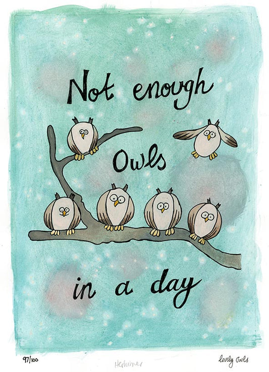 97/100 Lovely Owls/Not enough Owls in a day