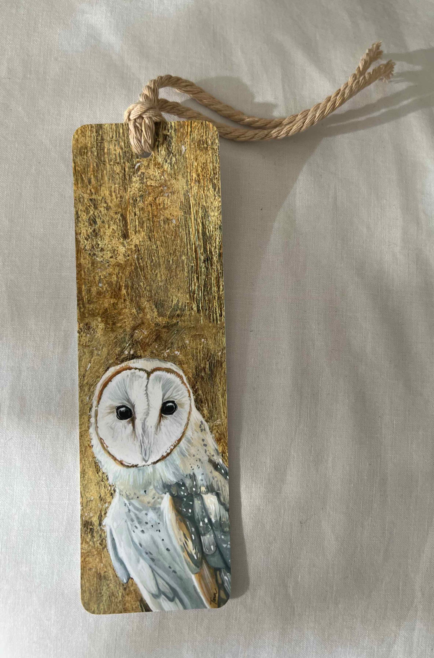 Gold Owl Bookmark