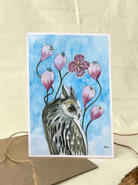 Spirit Owl Greeting Card